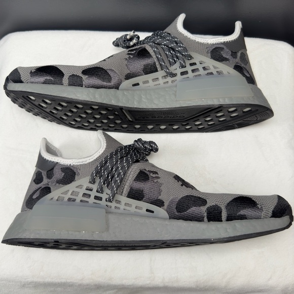 Adidas Pharrell x NMD Human Race 'Animal Print - Ash' - Size 11M - NEW - Picture 6 of 11